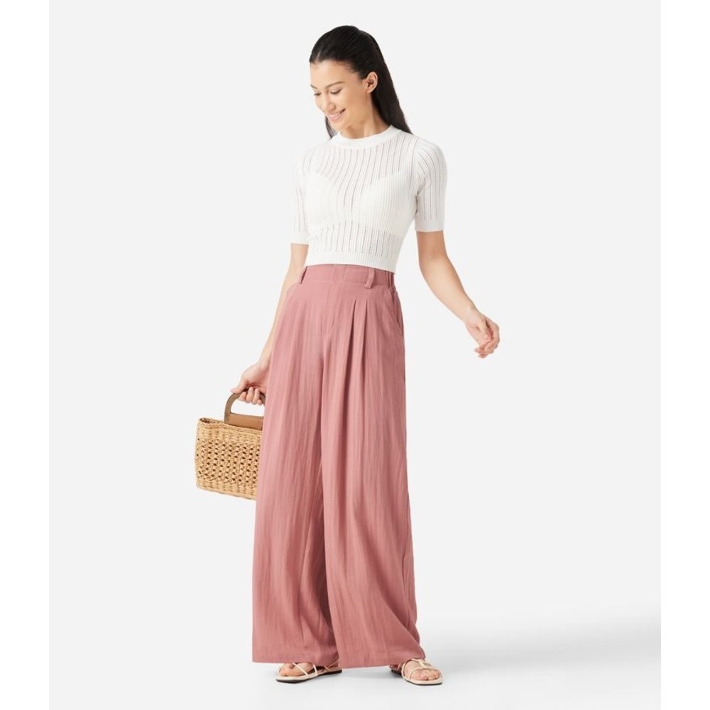 Halara High Waisted Wide Leg Flowy Palazzo Pants – XS Petite